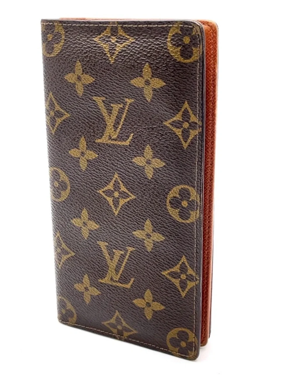 Auth Louis Vuitton Monogram Porte Cartes Credit Wallet